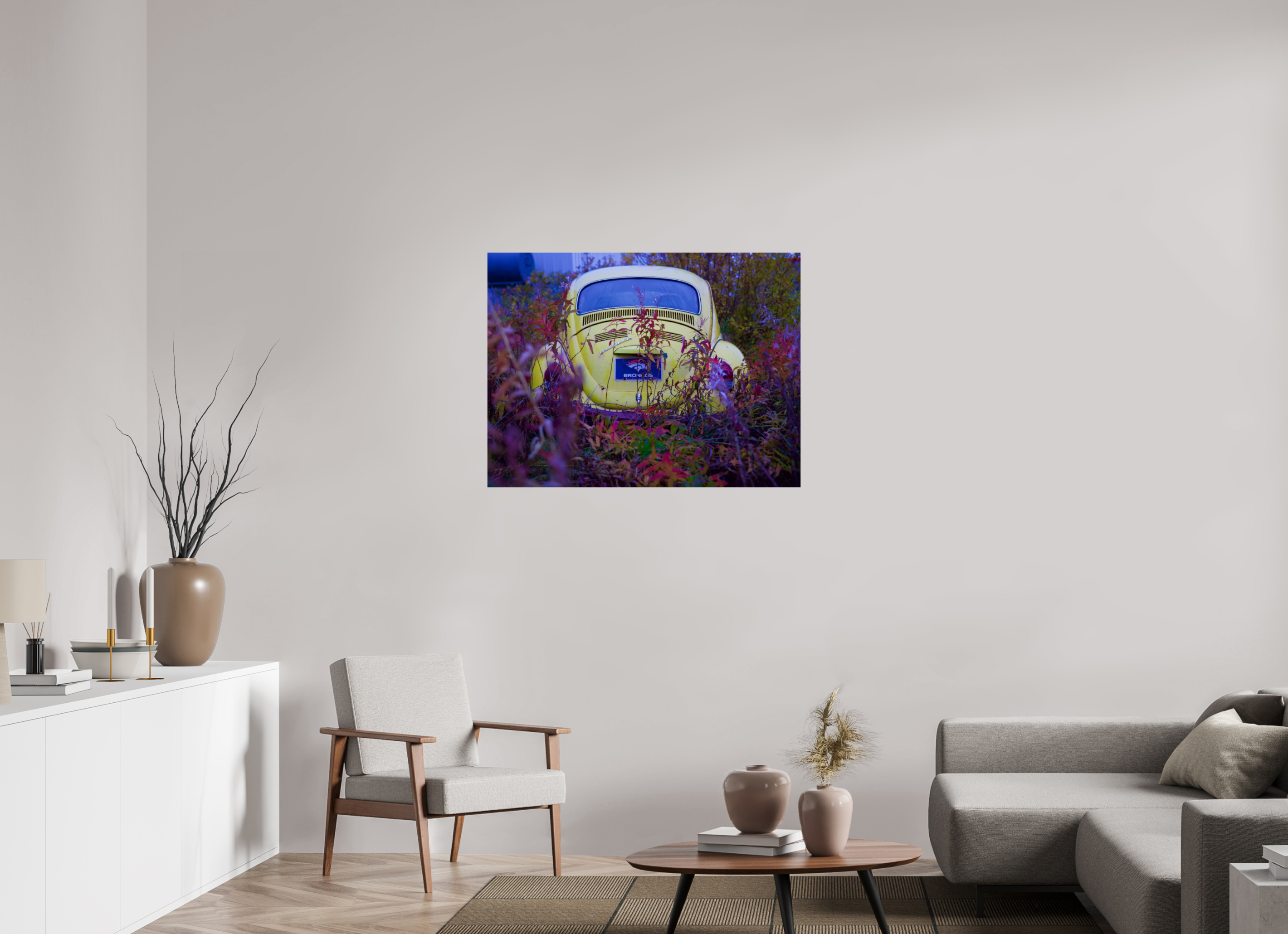 40 x 30″, Photo Print On Fuji Crystal DP II VW Bug