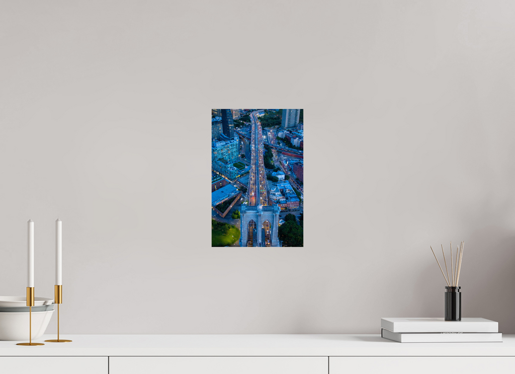 8 x 12″, Photo Print On Fuji Crystal DP II Brooklyn Bridge