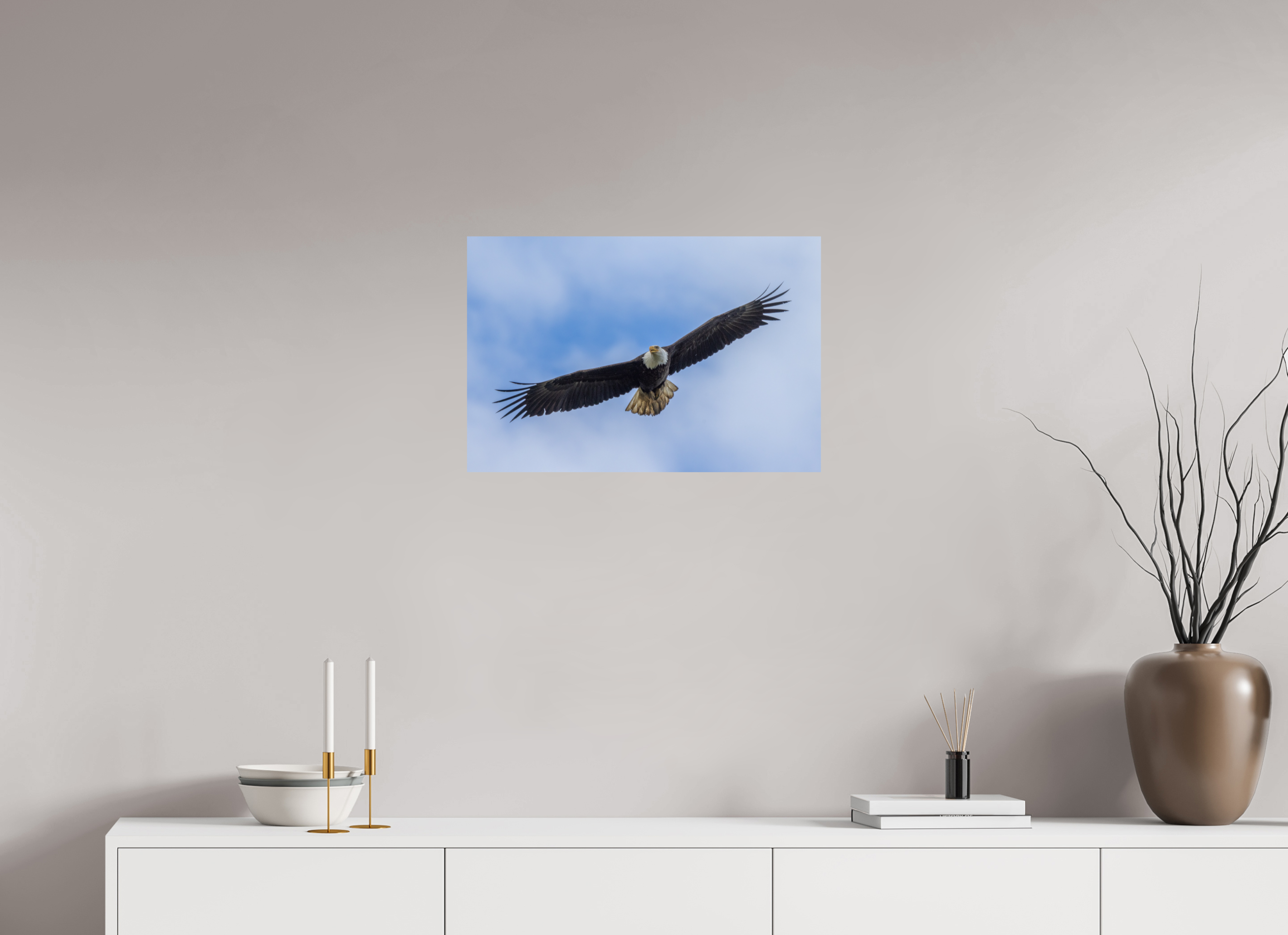 24 x 16″, Photo Print On Fuji Crystal DP II Bald Eagle