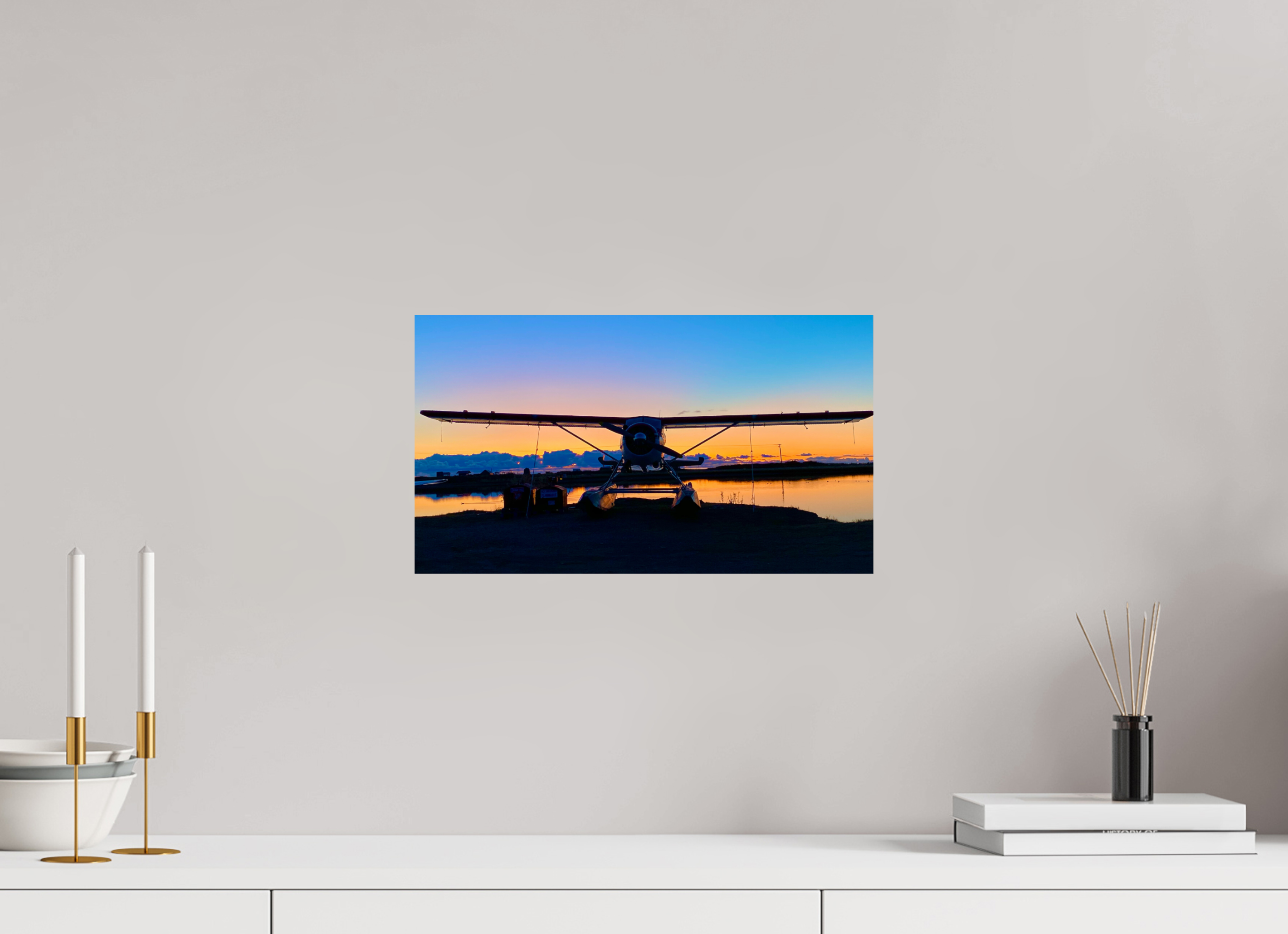 16 x 9″, Photo Print On Fuji Crystal DP II Alaska Floatplane