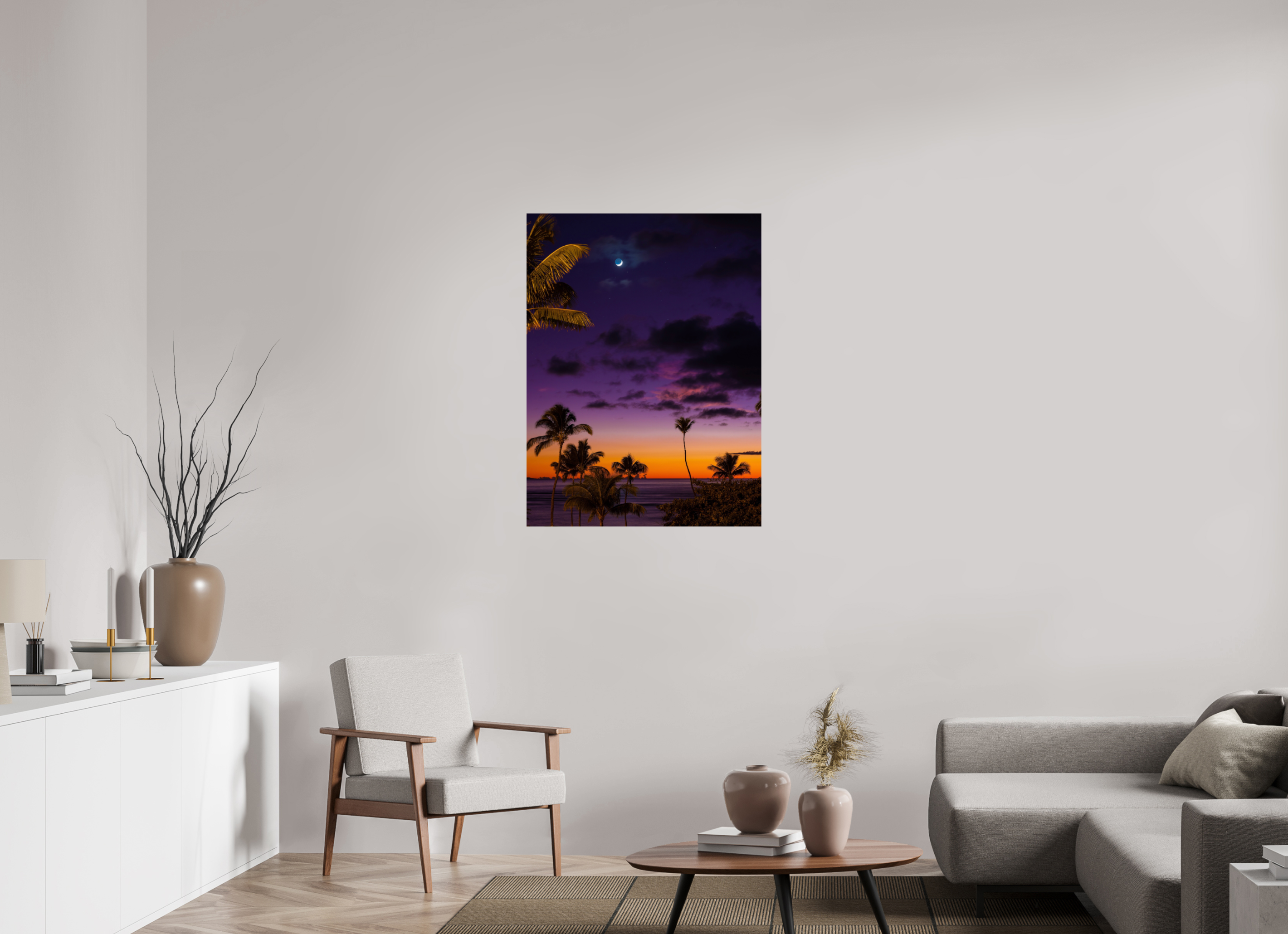 30 x 40″, Photo Print On Fuji Crystal DP II Maui Sunset