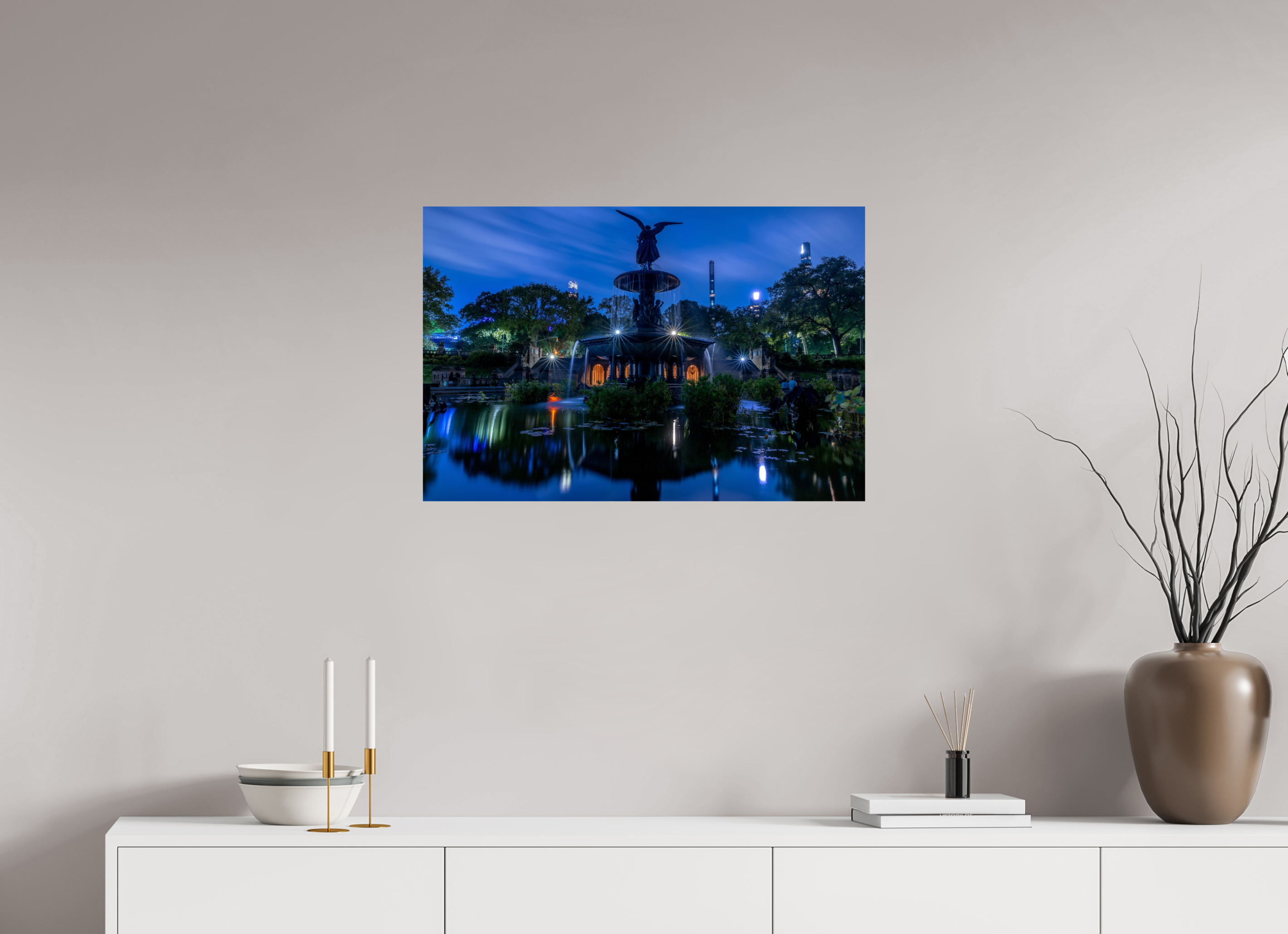 30 x 20″, Photo Print On Fuji Crystal DP II New York Central Park