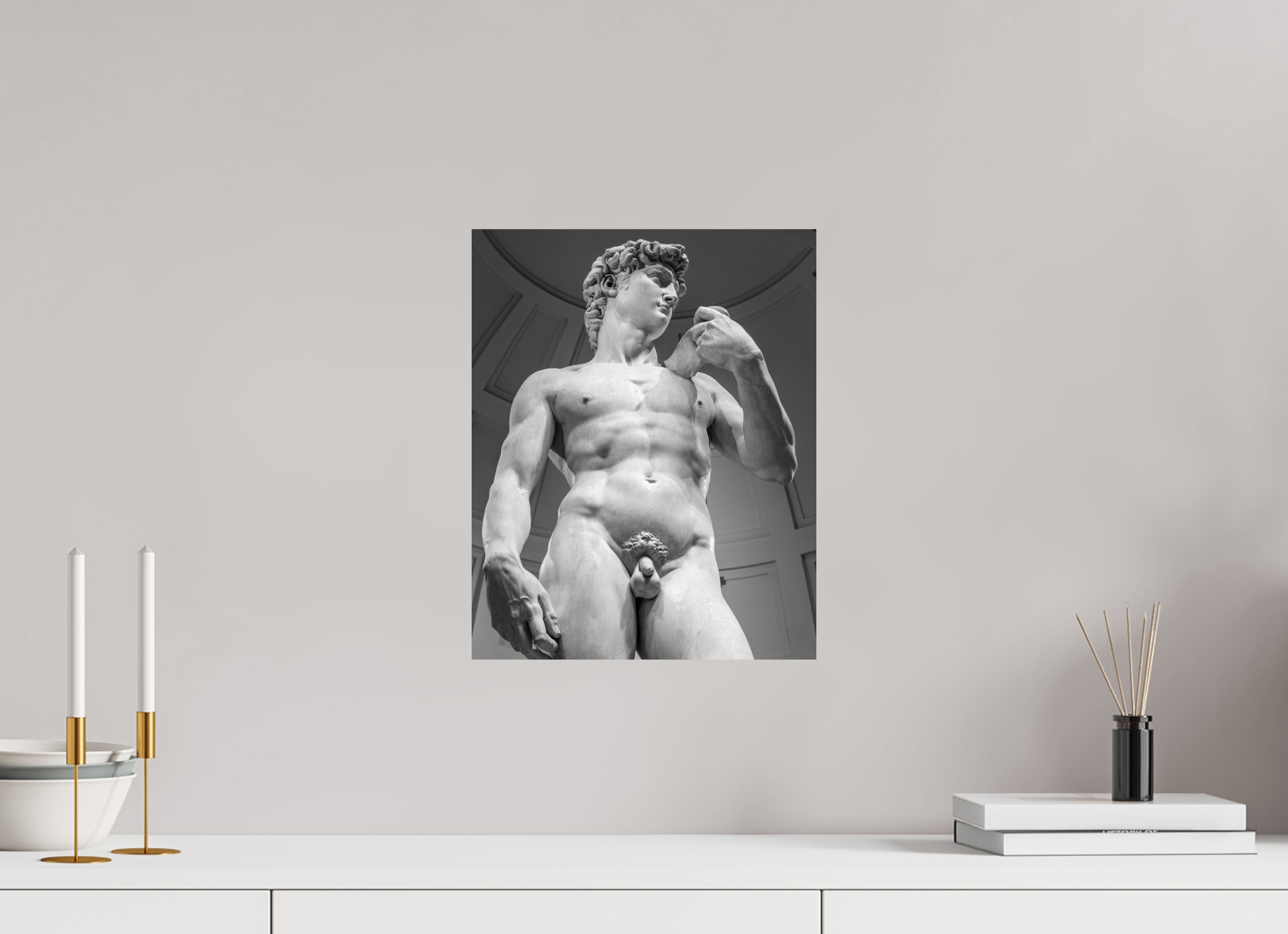 12 x 15″, Photo Print On Fuji Crystal DP II Statue of David