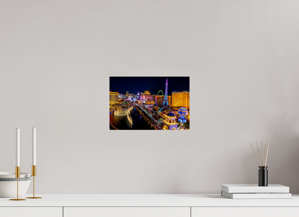 12 x 8″, Photo Print On Fuji Crystal DP II Las Vegas Strip